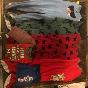 Lot of (mostly) Carters sleepers and pajamas